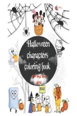 Halloween Characters Coloring Book