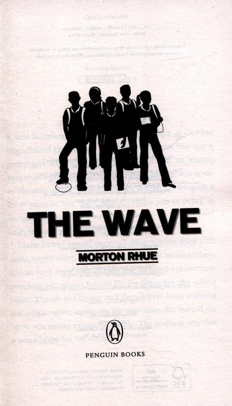 the wave book review morton rhue