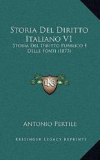 Storia del Diritto Italiano V1 - Antonio Pertile
