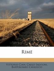 Rime Volume 2 - Bartolomeo Cavassico, Vittorio Cian, Carlo Salvioni