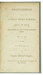 Proceedings of a General Court Martial, held at Orcq,