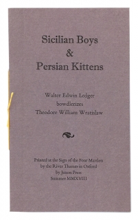Sicilian Boys & Persian Kittens.